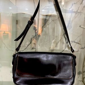 Villager a Liz Claiborne Company, black shoulder bag in great condition.